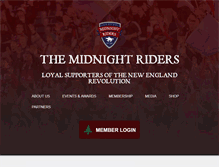Tablet Screenshot of midnightriders.com